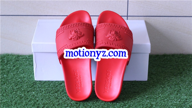 Brand Versace Red slide